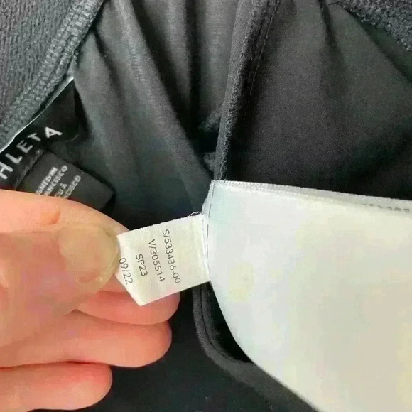 Athleta Brooklyn heights HIGH RISE PLEATED WIDE LEG PANT black womens 22 - Picture 5 of 6